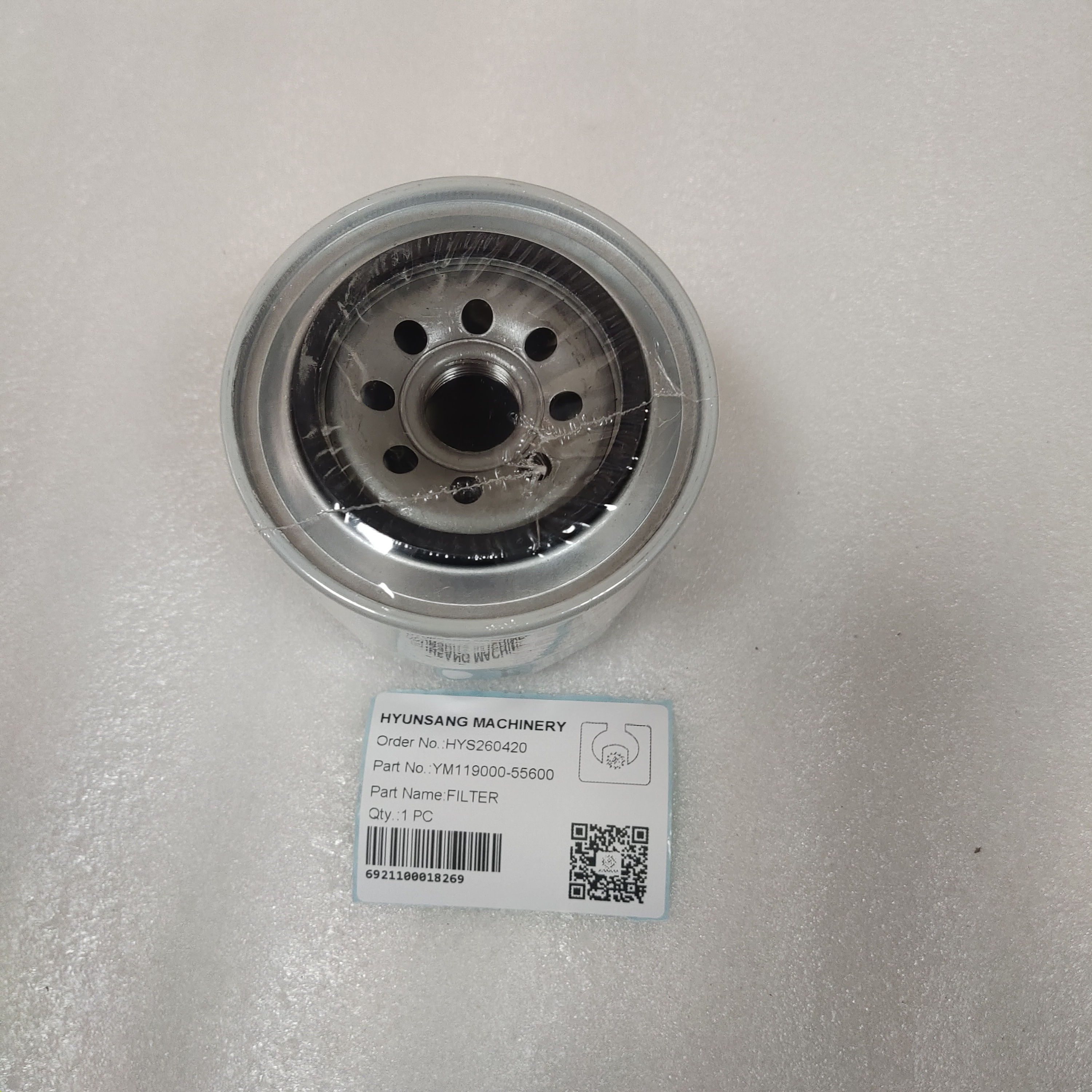YM119000-55600 Mazot Filitresi YANMAR Motor Fuel Filter İş Makinası Yedek Parça
