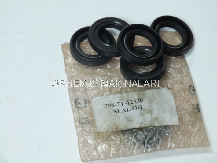 708-7T-12330 Fan motoru (pompası) boğaz keçesi KOMATSU Oil seal Fan motor İş Makinası Yedek Parça