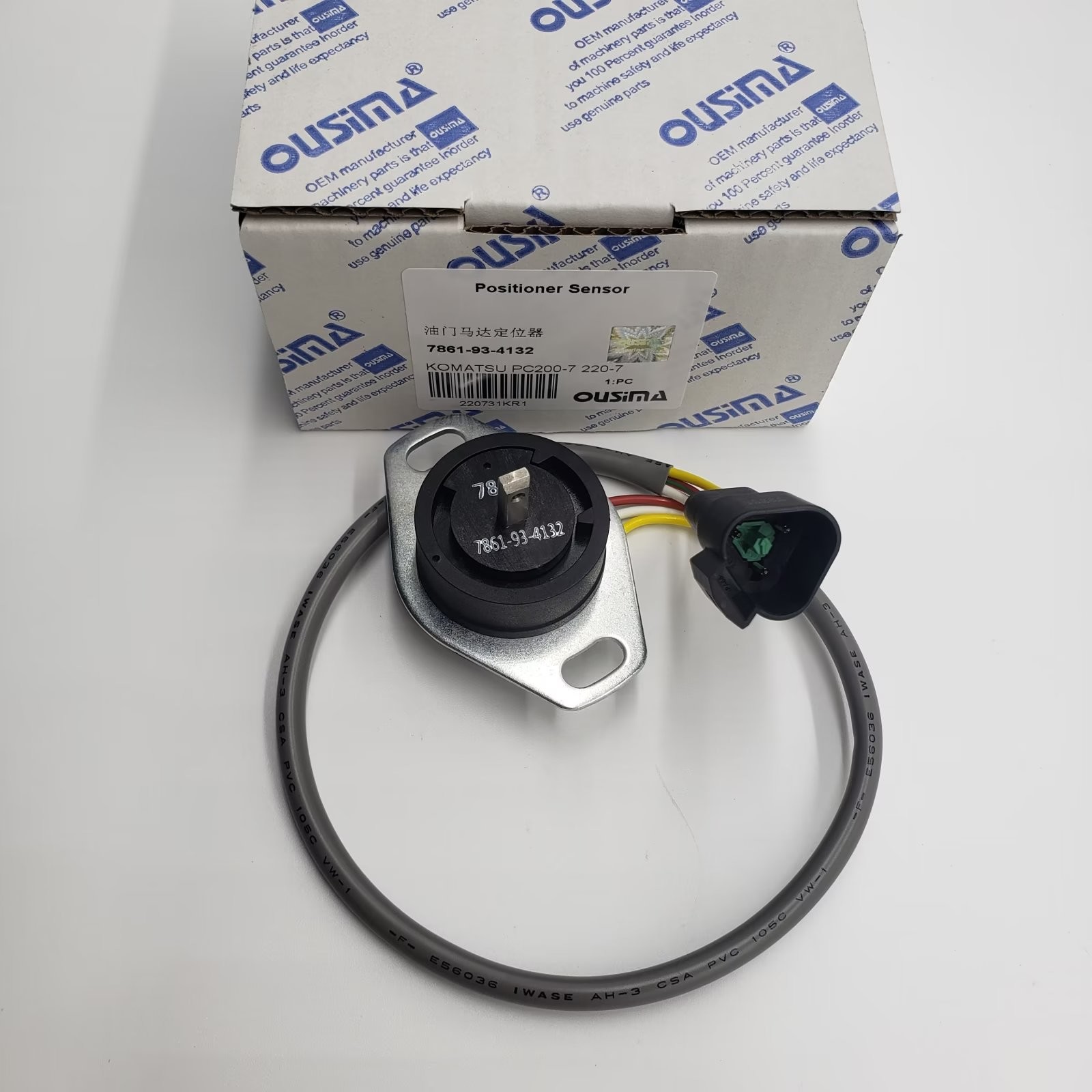 7861-93-4132 Gaz Motoru Pedal Müşürü KOMATSU Sensor Throttle Motor Positioner İş Makinası Yedek Parça