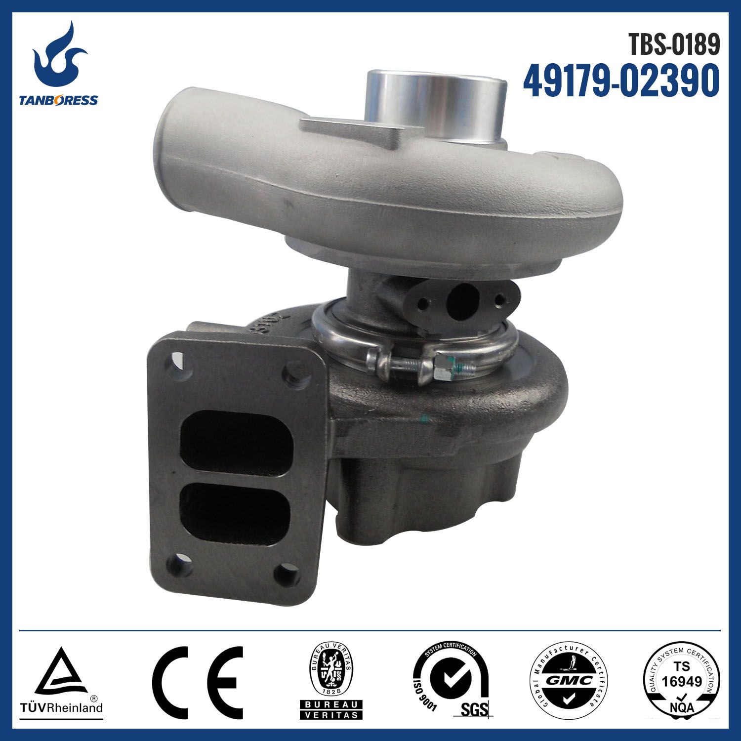 49179-02390 Turbocharger MITSUBISHI S6S Motor Turbosu TD06H İş Makinası Yedek Parça