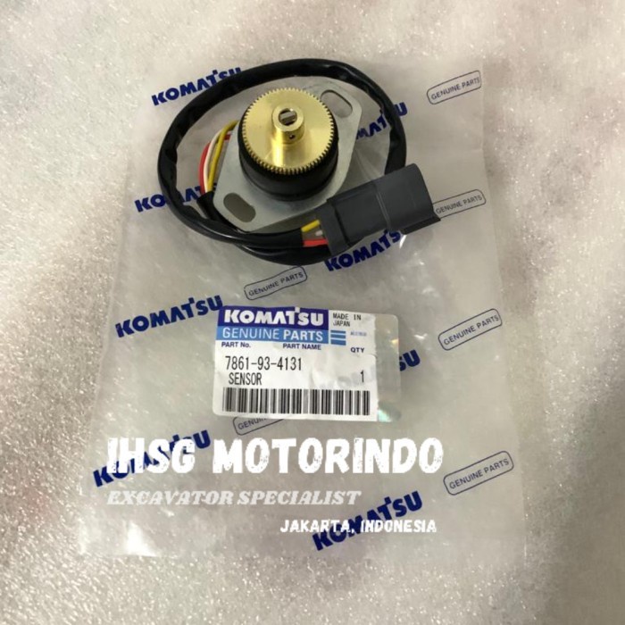 7861-93-4131 Gaz Motoru Pedal Müşürü KOMATSU Sensor Throttle Motor Positioner İş Makinası Yedek Parça
