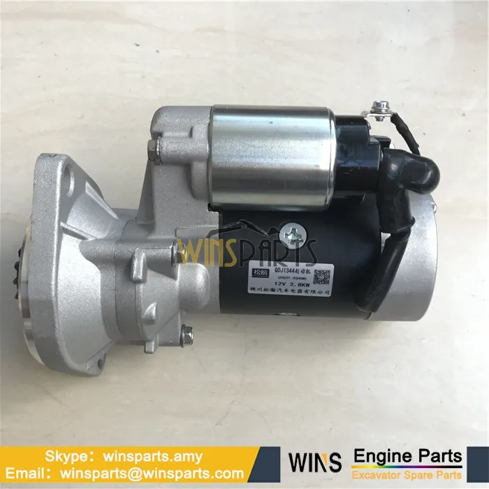 YM129136-77011 Marş Motoru (Dinamosu) KOMATSU - YANMAR Engine Starting Motor 129136-77011 İş Makinası Yedek Parça