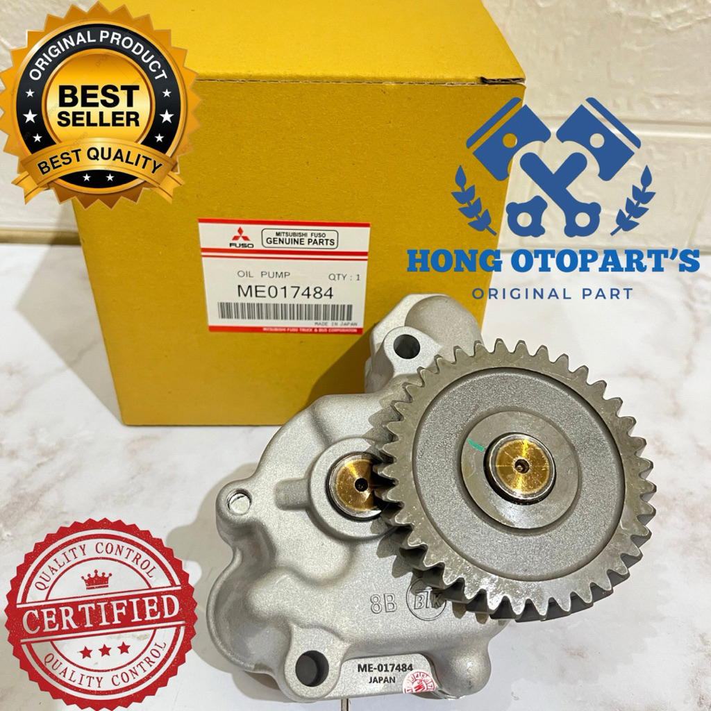 ME017484 Yağ pompası motor MITSUBISHI 6D34T Engine oil pump İş Makinası Yedek Parça