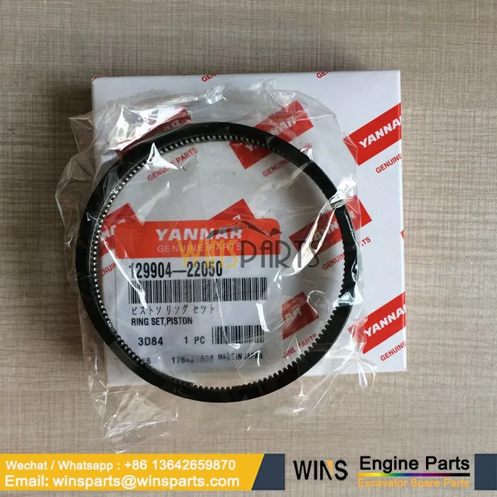 YM129904-22050 Motor Segmanı 4D92E Motor KOMATSU YANMAR Engine Piston Ring İş Makinası Yedek Parça