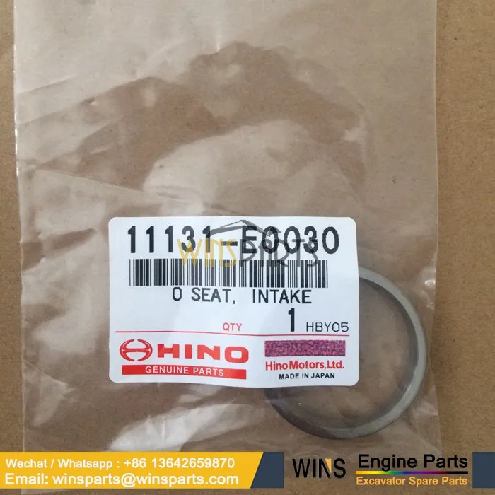 VH11135E0040 Seat Exhaust Valve Engine HINO J08E Motor Eksoz Supap Bagası İş Makinası Yedek Parça
