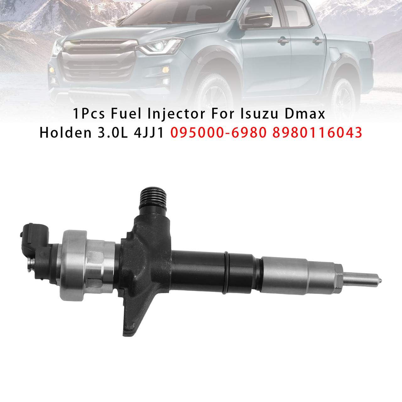 8980116045 Injector Assy Isuzu Engine 4JJ1 Motor DENSO Komple Enjektör İş Makinası Yedek Parça