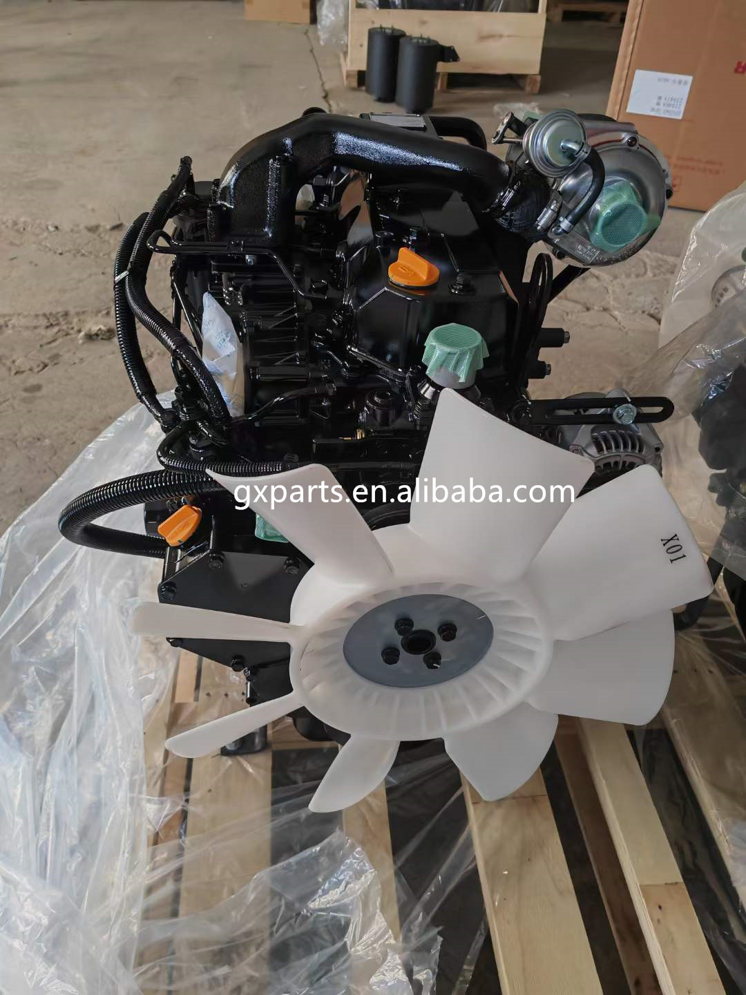 Hyundai R55W-9 Mini Eskavator 4TNV98 Tier3 YANMAR Motor Yedek Parçaları İş Makinası Yedek Parça