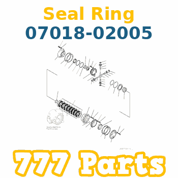 07018-02005 Ring Seal KOMATSU Sekman İş Makinası Yedek Parça