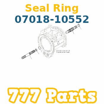 07018-10552 Ring Seal KOMATSU Sekman İş Makinası Yedek Parça