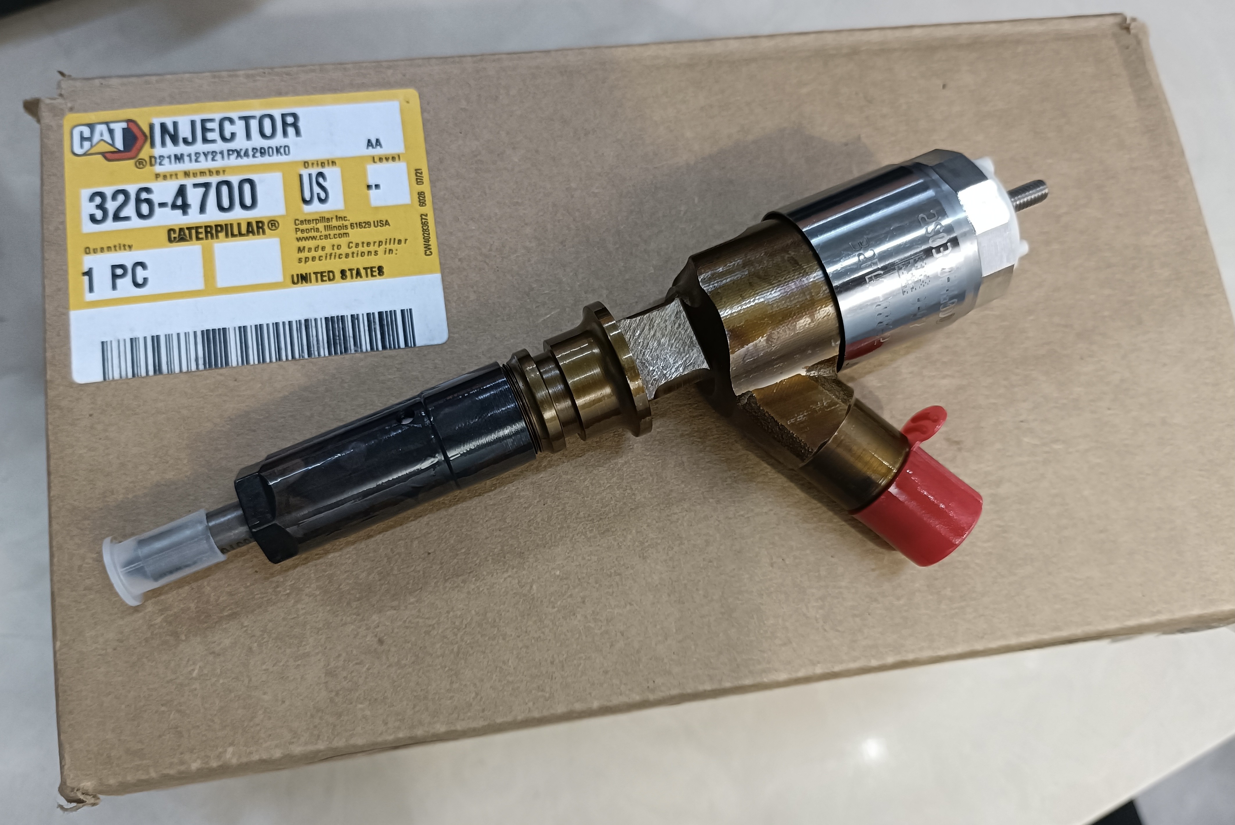 326-4700 Enjektör CATERPILLAR Motor Injector İş Makinası Yedek Parça