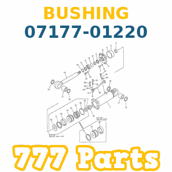 07177-01220 Bushing, Burç KOMATSU Silindir Burcu İş Makinası Yedek Parça