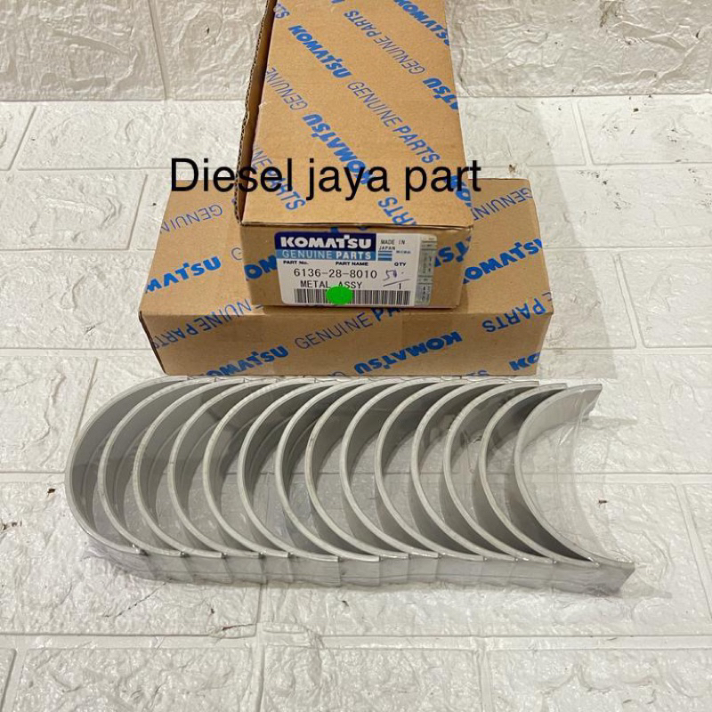 6136-28-8010 Main Bearing 0.50mm KOMATSU, 6136-28-8010 Ana Yatak 0.50mm KOMATSU İş Makinası Yedek Parça