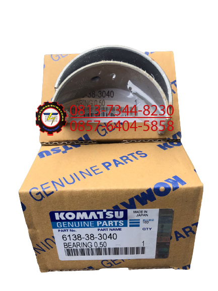 6136-38-3040 Con Rod Bearing 0,50mm KOMATSU, 6136-38-3040 Kol Yatak 0,50mm KOMATSU İş Makinası Yedek Parça