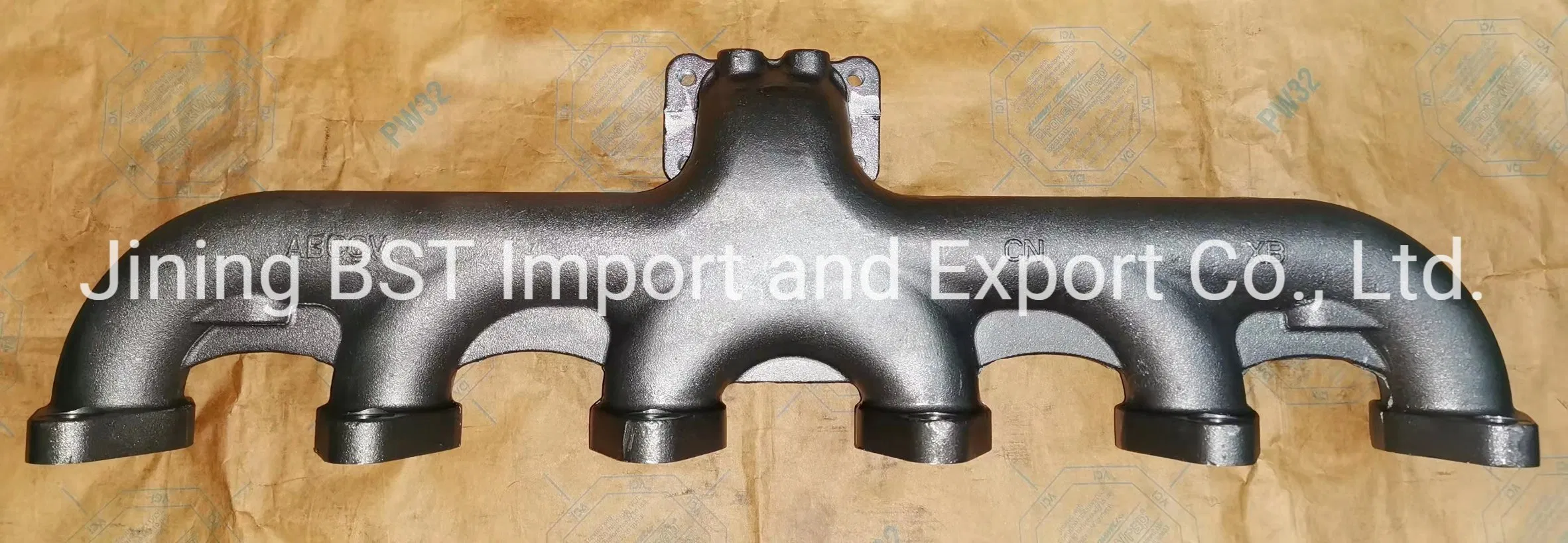 6754-11-5110 Exhaust Manifold, Eksoz Manifoltu KOMATSU Engine SAA6D107 Motor İş Makinası Yedek Parça