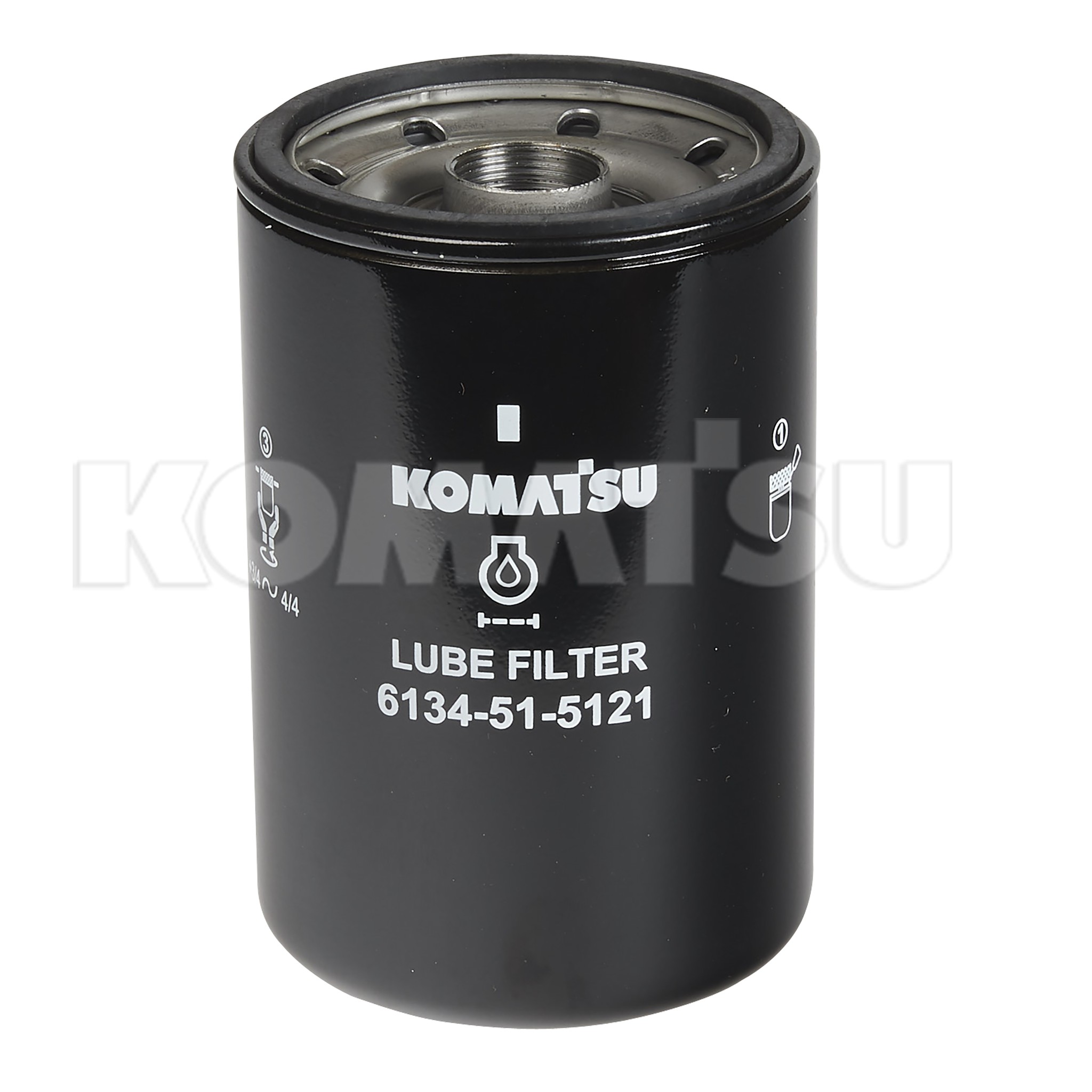 6134-51-5120 Yağ Filitresi Motor KOMATSU engine Oil Filter Cartridge İş Makinası Yedek Parça