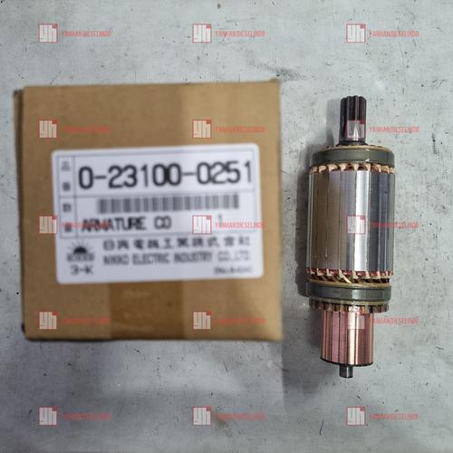 KD0-23100-0251 Armature Assy KOMATSU Marş Dinamo Kollektörü İş Makinası Yedek Parça