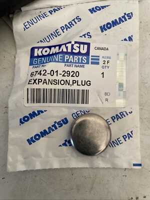 6742-01-2920 Water Plug, Su Tapası Komatsu Motor İş Makinası Yedek Parça
