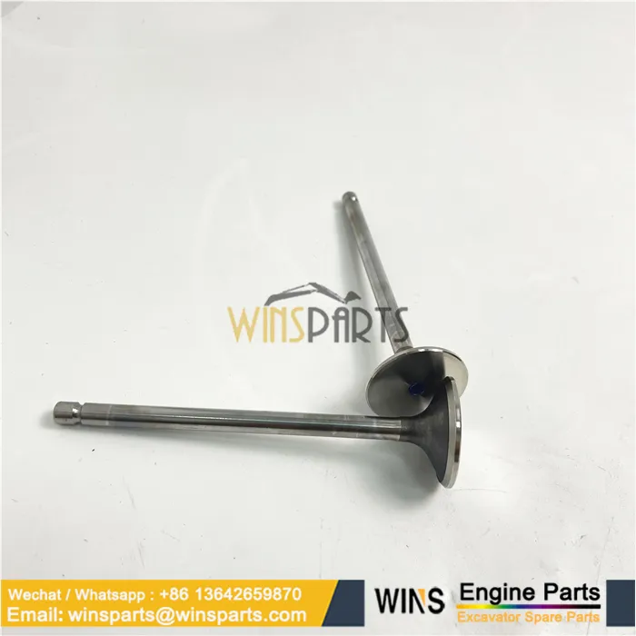 6745-41-4150 Exhaust Valve Engine, Eksoz supap SAA6D114E KOMATSU Motor İş Makinası Yedek Parça
