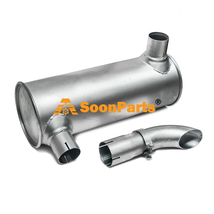 6137-11-5210 Muffler KOMATSU Eksoz Kazanı SA6D105 WA320-1 İş Makinası Yedek Parça