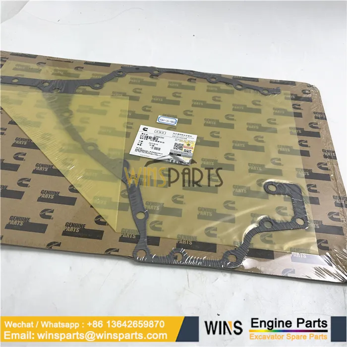 6741-21-3810 Gasket Front Cover SAA6D114E Komatsu Motor Ön Kapak Contası İş Makinası Yedek Parça