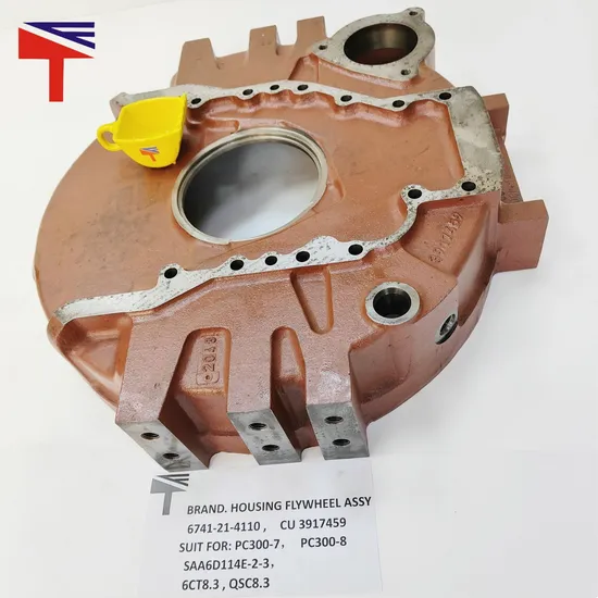 6741-21-4110 Housing Flywheel, Volant Muhafazası SAA6D114E Komatsu Motor İş Makinası Yedek Parça