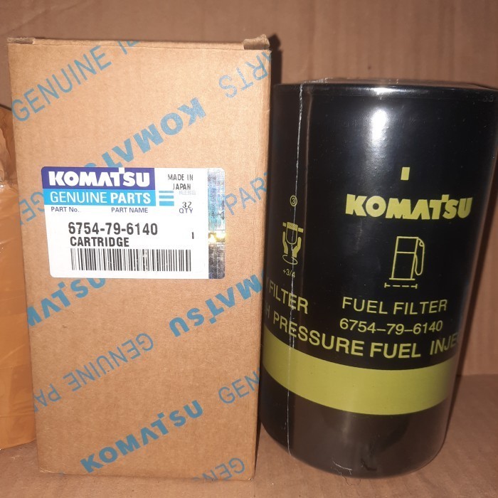 6754-79-6140 Cartridge, Mazot Filitresi Komatsu Motor Yakıt filitresi İş Makinası Yedek Parça