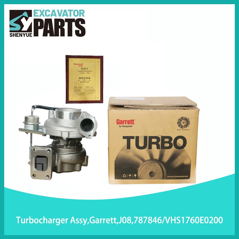 VHS1760E0200 Turbocaharger HINO J08ETM Motor Turbosu Kobelco SK350 İş Makinası Yedek Parça