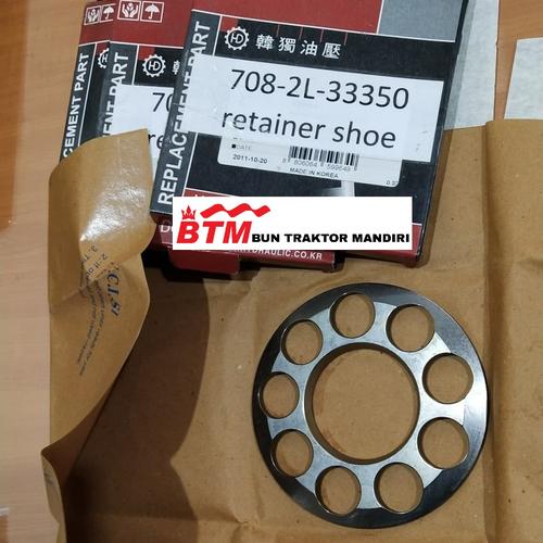 708-2L-33350 Retainer Shoe Hydraulic Pump, KOMATSU 708-2L-33350 Piston Kafa Tutucu Delikli Pleyt Hidrolik Pompa İş Makinası Yedek Parça