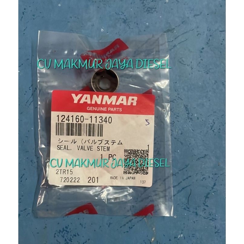 YM124160-11340 Supap Lastiği keçesi YANMAR Motor, Valve Seal Engine İş Makinası Yedek Parça