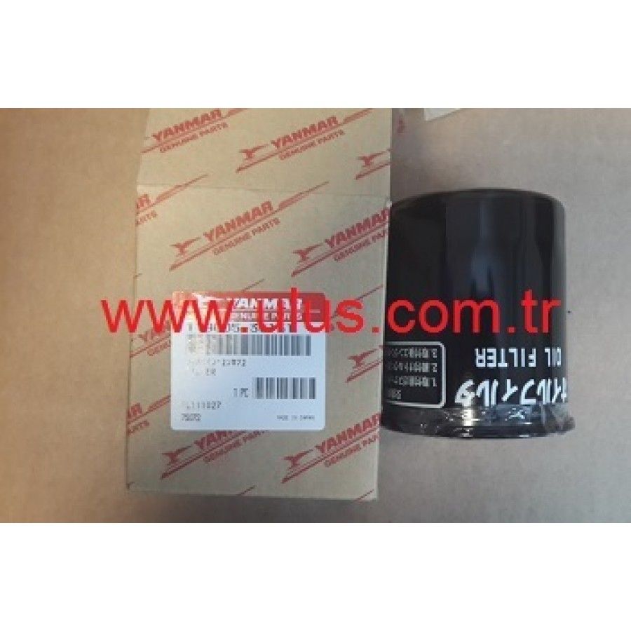 YM129150-35160 Oil Filter, Yağ Filitresi 3TNE82A YANMAR Motor, Engine İş Makinası Yedek Parça