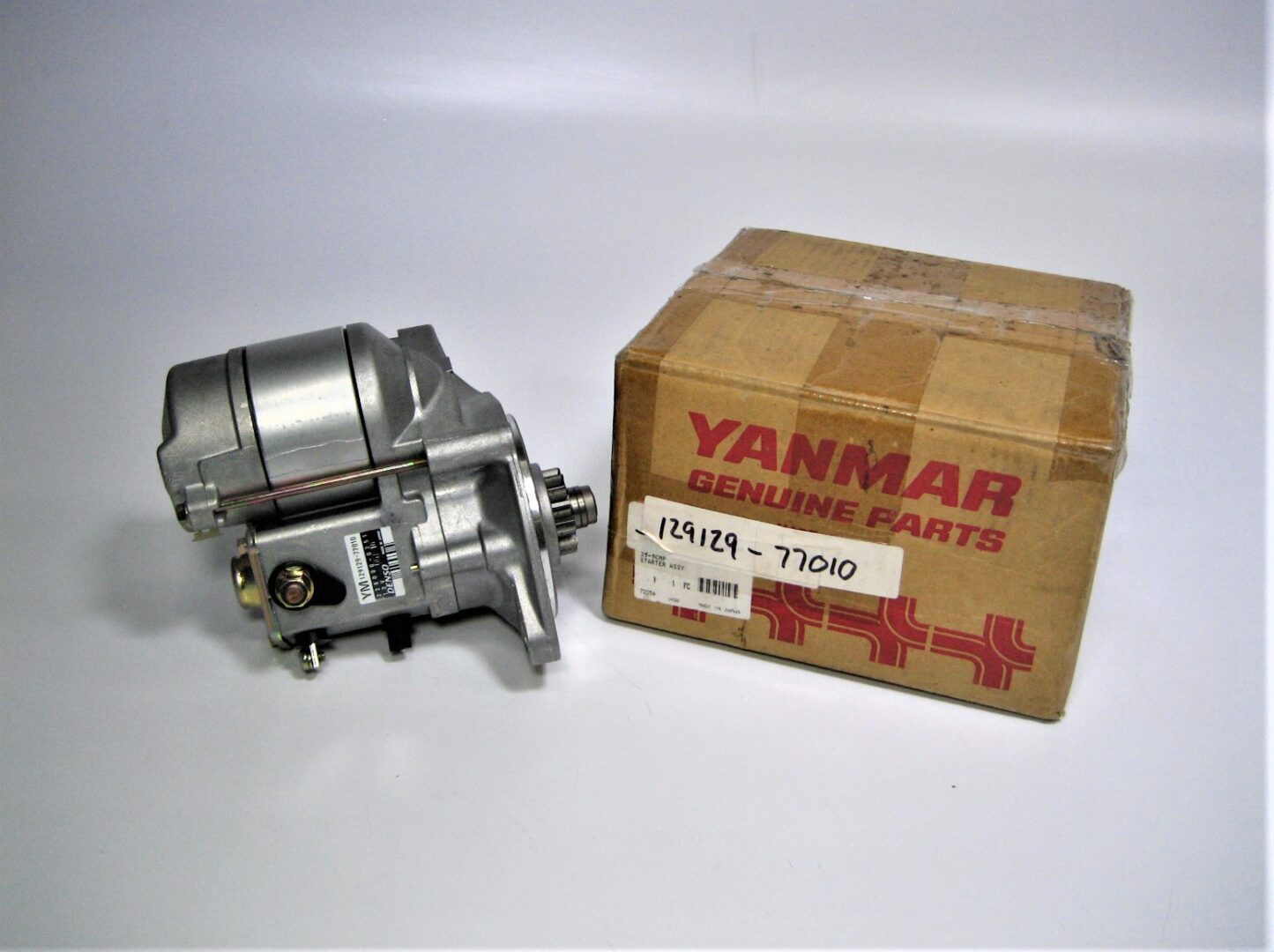 YM129129-77010 Starting Motor, Marş Dinamosu YANMAR Engine İş Makinası Yedek Parça